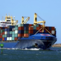 Ship Holding Containers